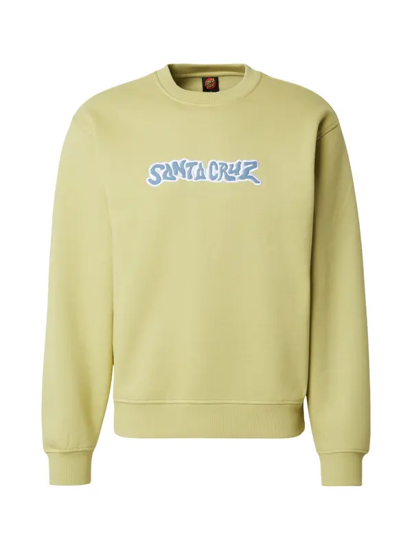 Santa Cruz Santa Cruz Sweater majica  golublje plava / kaki / bijela