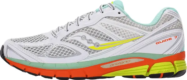 saucony saucony Niske tenisice 'PROGRID GUIDE 7'  tirkiz / žuta / tamno narančasta / bijela