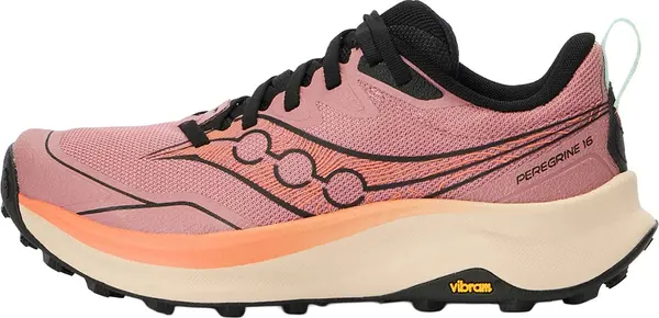 saucony saucony Tenisice za trčanje 'PEREGRINE 16'  sivkasto ljubičasta (mauve) / losos / crna