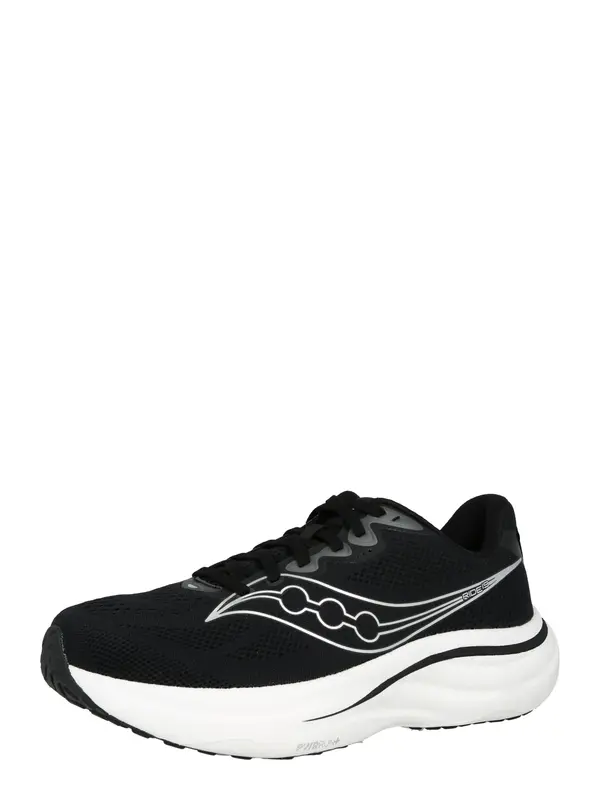 saucony saucony Tenisice za trčanje 'RIDE 19'  crna / srebro / bijela