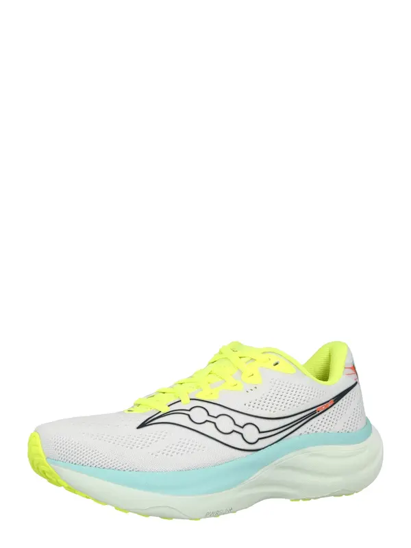 saucony saucony Tenisice za trčanje 'RIDE 19'  neonsko žuta / narančasto crvena / crna / bijela