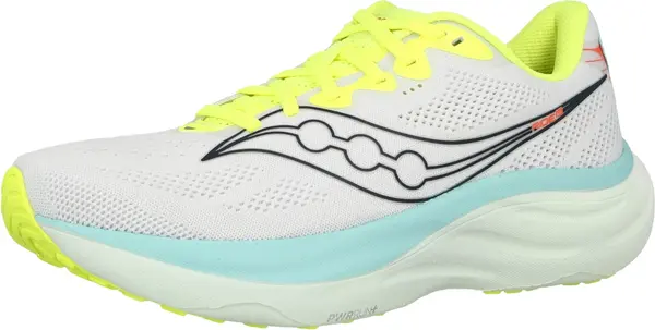 saucony saucony Tenisice za trčanje 'RIDE 19'  neonsko žuta / narančasto crvena / crna / bijela