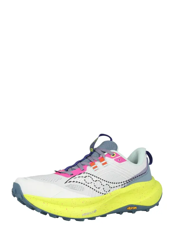 saucony saucony Tenisice za trčanje 'XODUS ULTRA 4'  limeta zelena / siva / roza / bijela