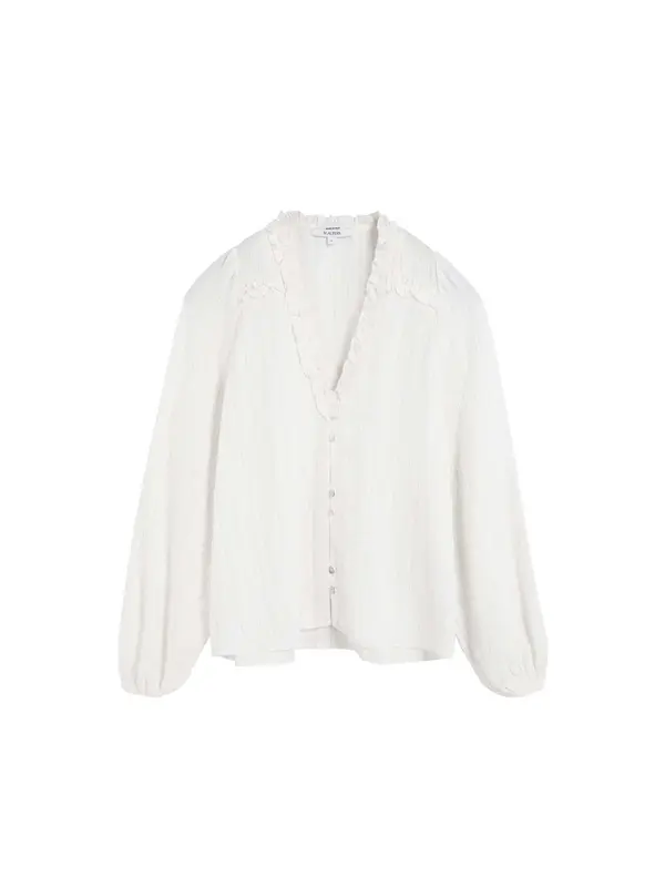 Scalpers Scalpers Bluza 'Lurex'  prljavo bijela