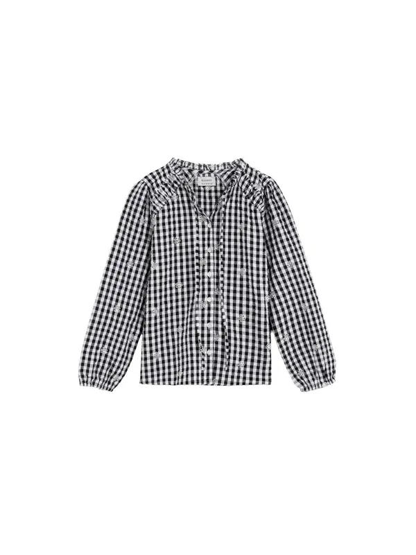 Scalpers Scalpers Bluza 'Marsella'  crna / bijela
