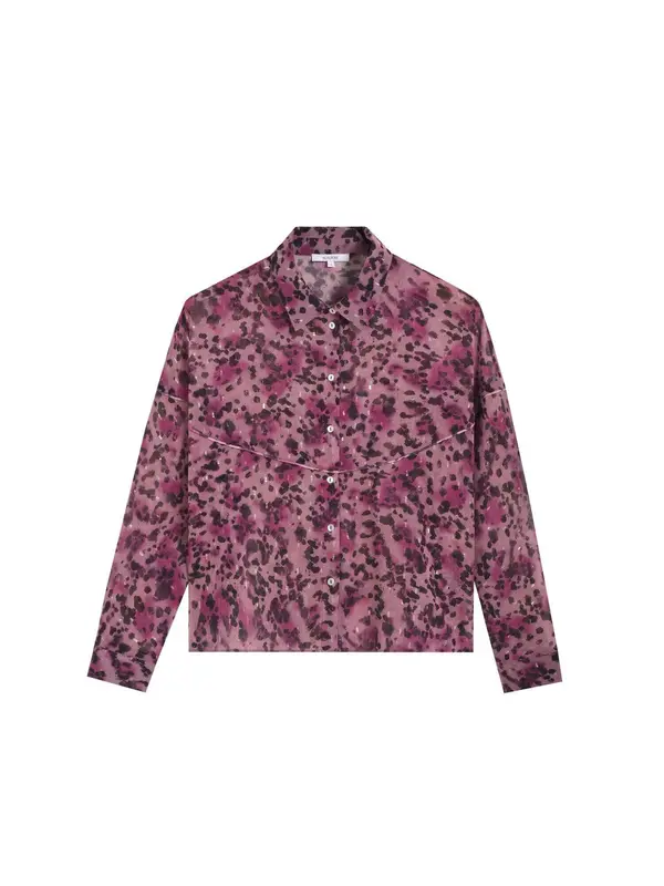 Scalpers Scalpers Bluza  sivkasto ljubičasta (mauve) / neonsko ljubičasta / crna