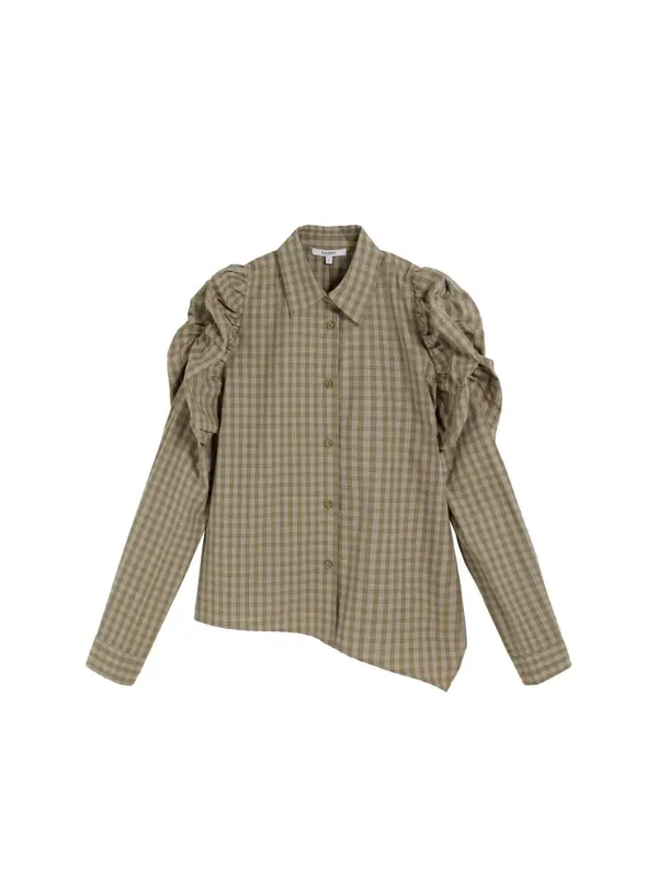 Scalpers Scalpers Bluza 'Tegre'  maslinasta / pastelno zelena
