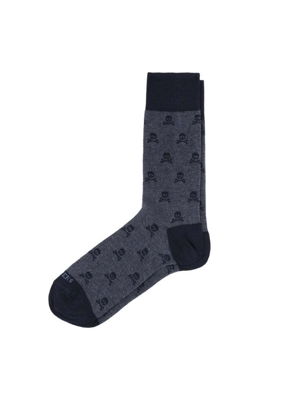 Scalpers Scalpers Čarape 'Nos Skull'  mornarsko plava / tamno plava