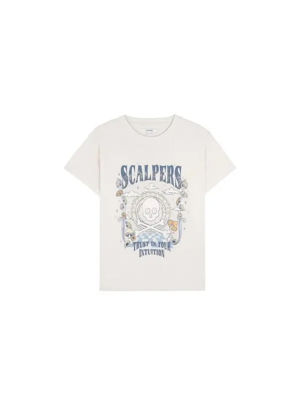 Scalpers Scalpers Dres ' '  ecru/prljavo bijela / bijela
