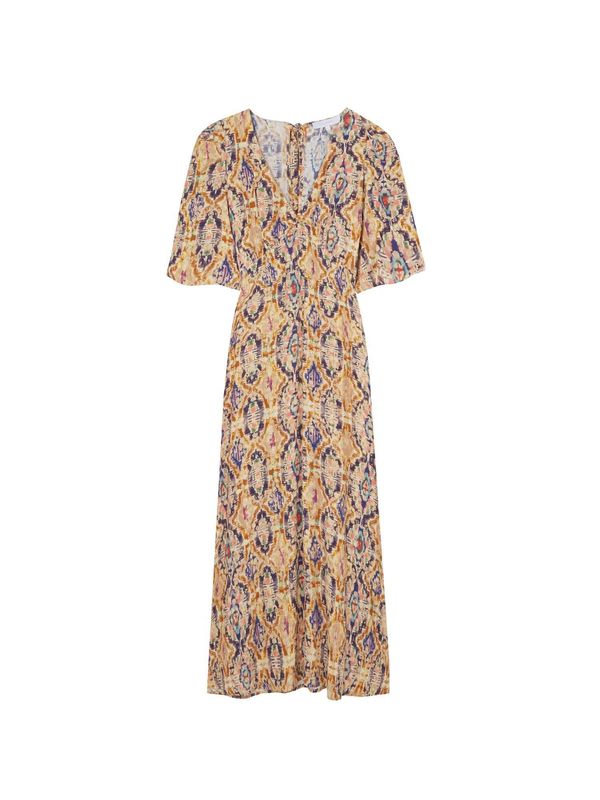 Scalpers Scalpers Haljina 'Rombo'  svijetloplava / karamela / ljubičasta / roza