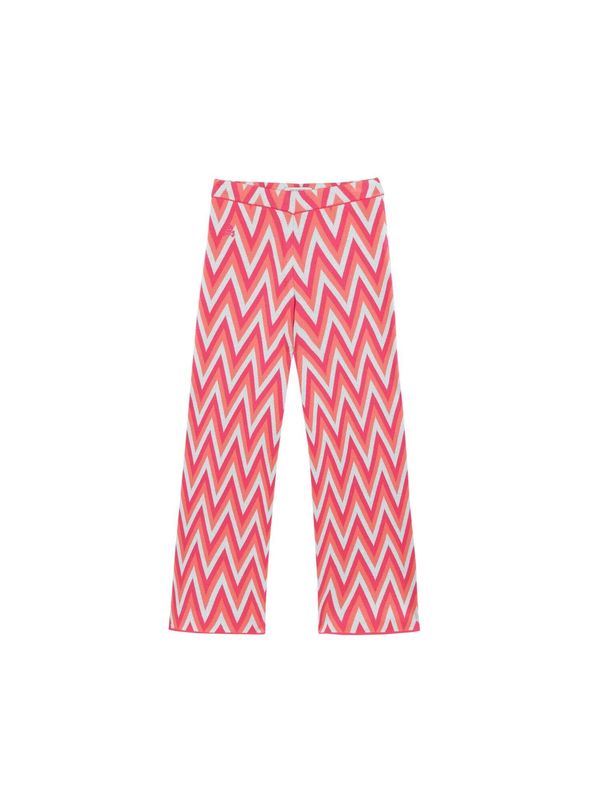 Scalpers Scalpers Hlače  narančasta / roza / bijela