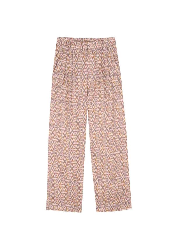 Scalpers Scalpers Hlače 'Savage'  bež / sivkasto ljubičasta (mauve) / narančasta / roza