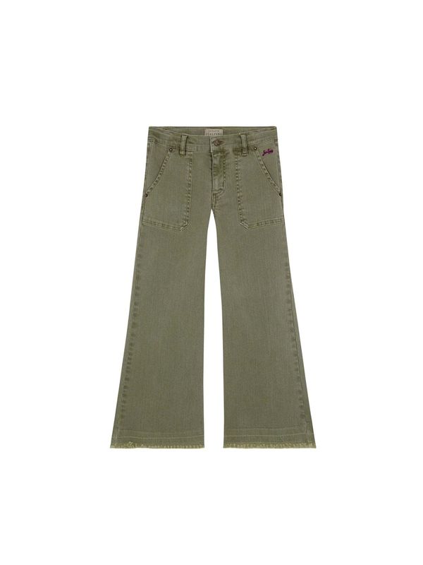 Scalpers Scalpers Hlače  svijetlosmeđa / kaki / ljubičasto crvena