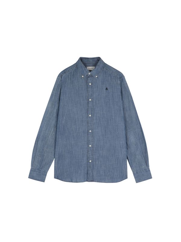 Scalpers Scalpers Košulja 'Alpha'  morsko plava / sivkasto plava