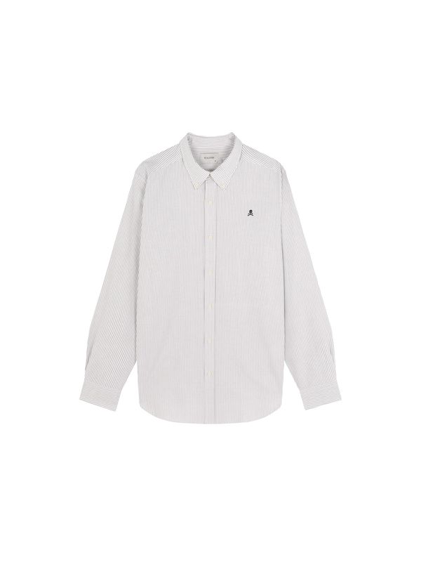 Scalpers Scalpers Košulja 'New Oxford'  svijetloplava / crna / bijela