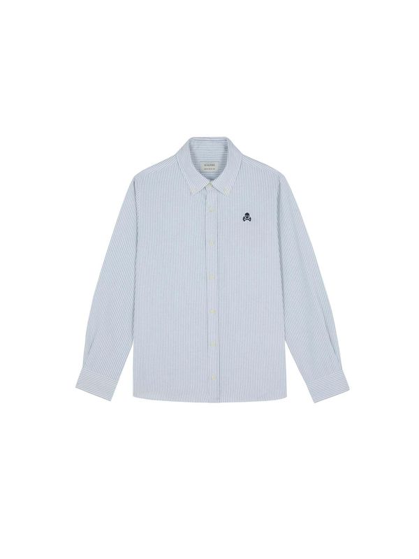 Scalpers Scalpers Košulja 'New Oxford'  svijetloplava / kaki