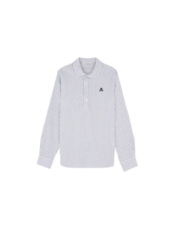 Scalpers Scalpers Košulja 'Polera'  mornarsko plava / pastelno plava