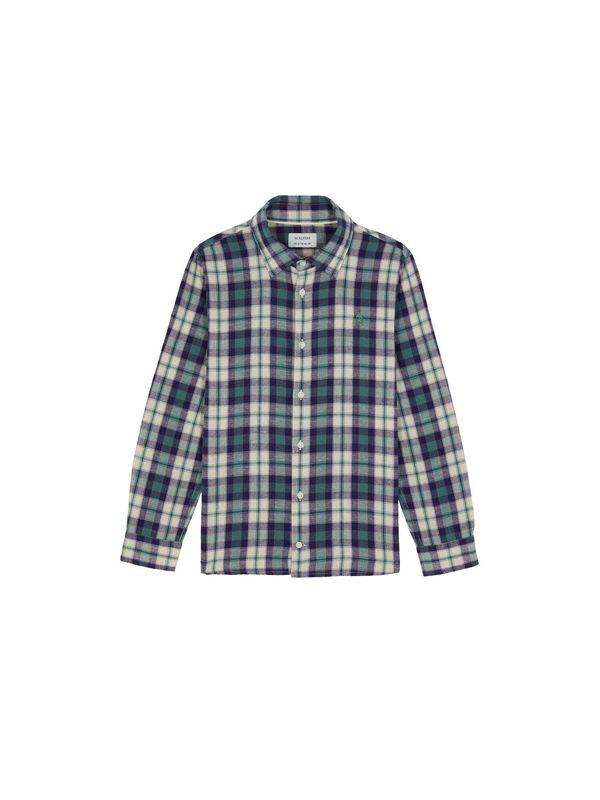 Scalpers Scalpers Košulja 'Texas'  mornarsko plava / zelena / bijela