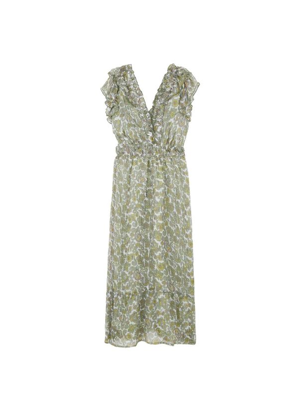 Scalpers Scalpers Ljetna haljina  svijetlozelena / tamno zelena / bijela