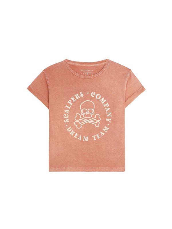 Scalpers Scalpers Majica  bež / narančasta