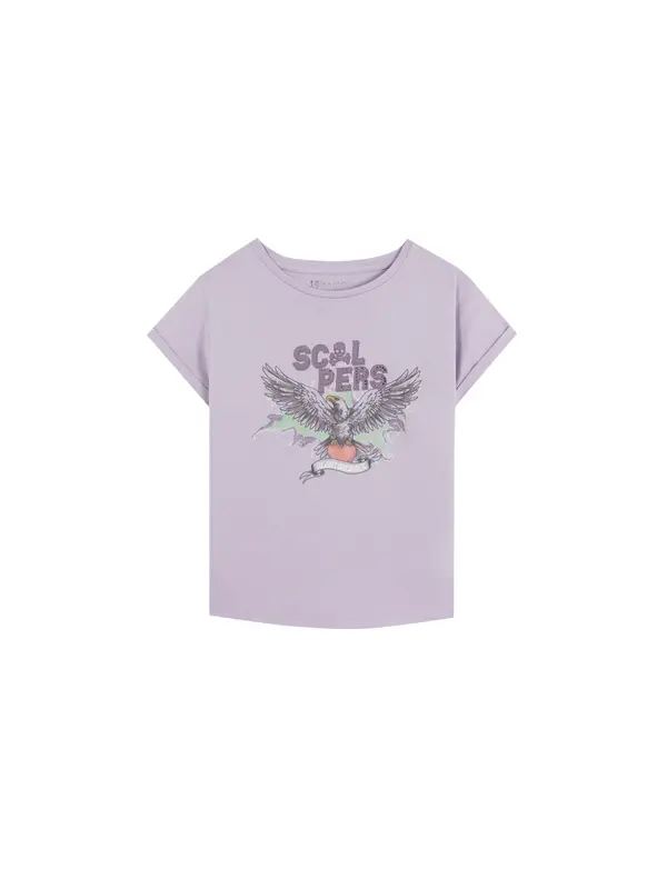 Scalpers Scalpers Majica 'Eagletee'  lila