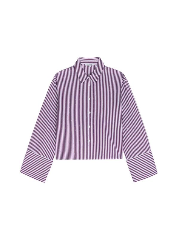 Scalpers Scalpers Majica  ljubičasta / bijela