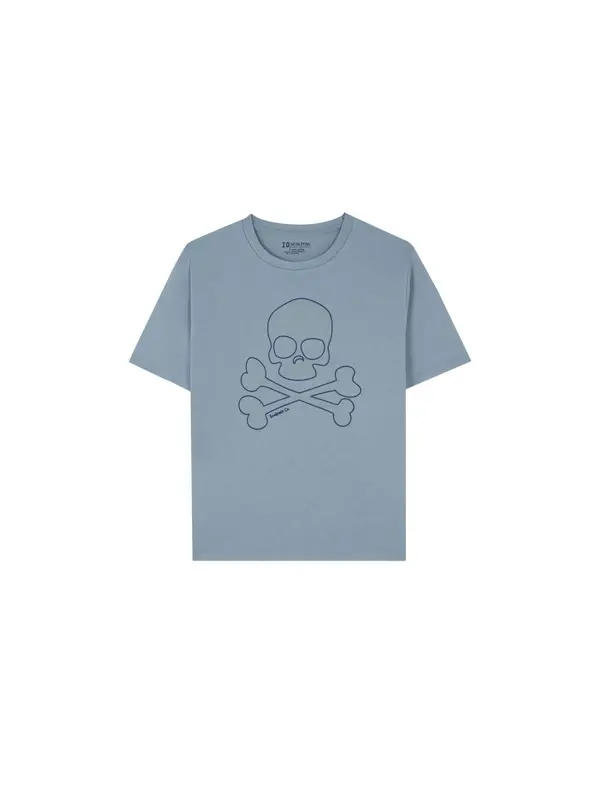 Scalpers Scalpers Majica 'Magic Skull'  plava / golublje plava