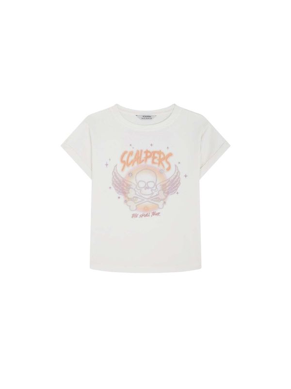 Scalpers Scalpers Majica  miks boja / prljavo bijela