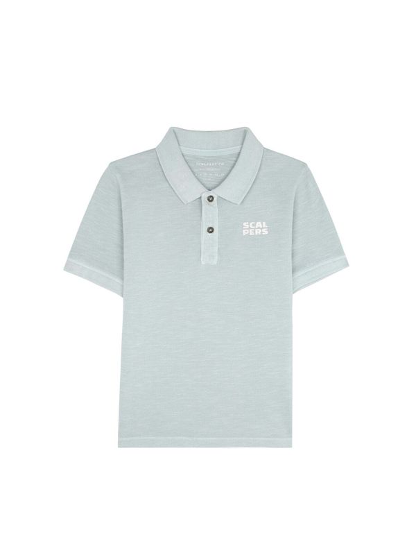 Scalpers Scalpers Majica  pastelno zelena / bijela