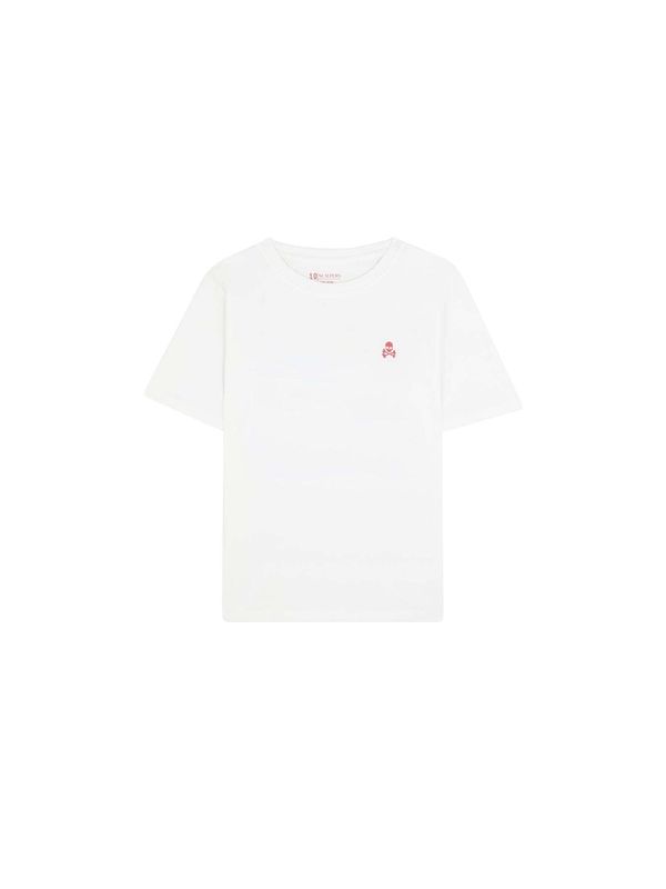 Scalpers Scalpers Majica 'Pizza'  crvena / bijela