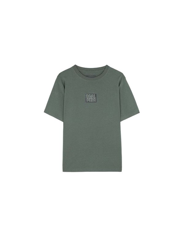 Scalpers Scalpers Majica 'Tour'  menta / tamno zelena / orhideja bijela / crna