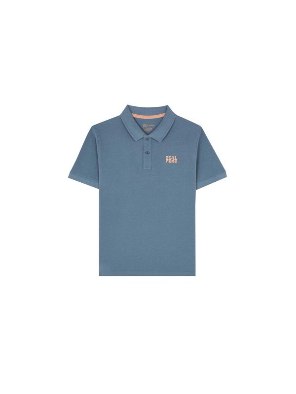 Scalpers Scalpers Majica 'Utah Skull'  plava / marelica