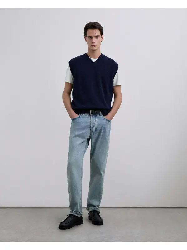 Scalpers Scalpers Prsluk  mornarsko plava