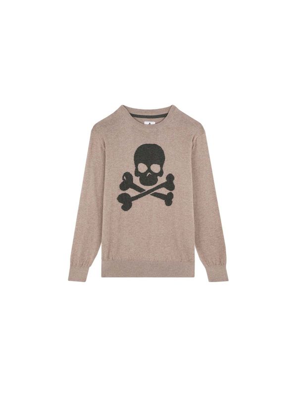 Scalpers Scalpers Pulover  bež / bež melange / antracit siva