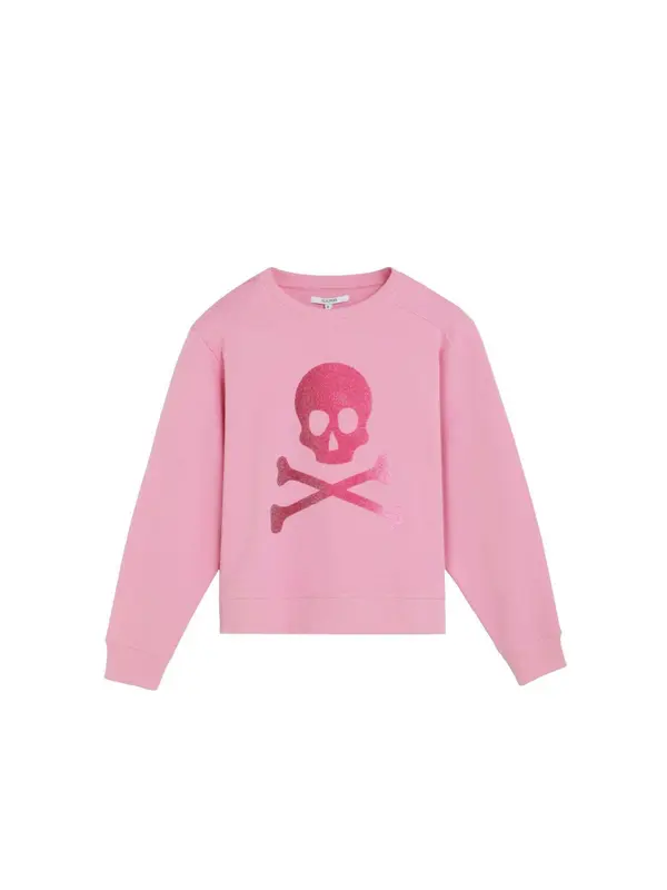 Scalpers Scalpers Pulover 'Caviar Skull'  roza / roza