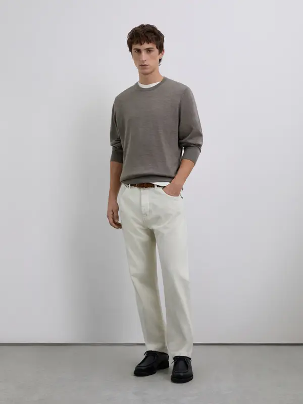 Scalpers Scalpers Pulover 'Classic'  taupe siva