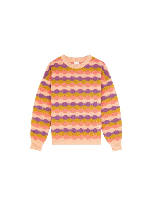Scalpers Scalpers Pulover  senf / ljubičasta / breskva / losos