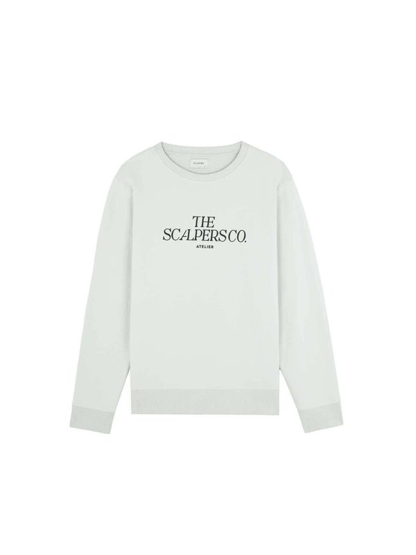 Scalpers Scalpers Sweater majica 'Atelier'  menta / crna