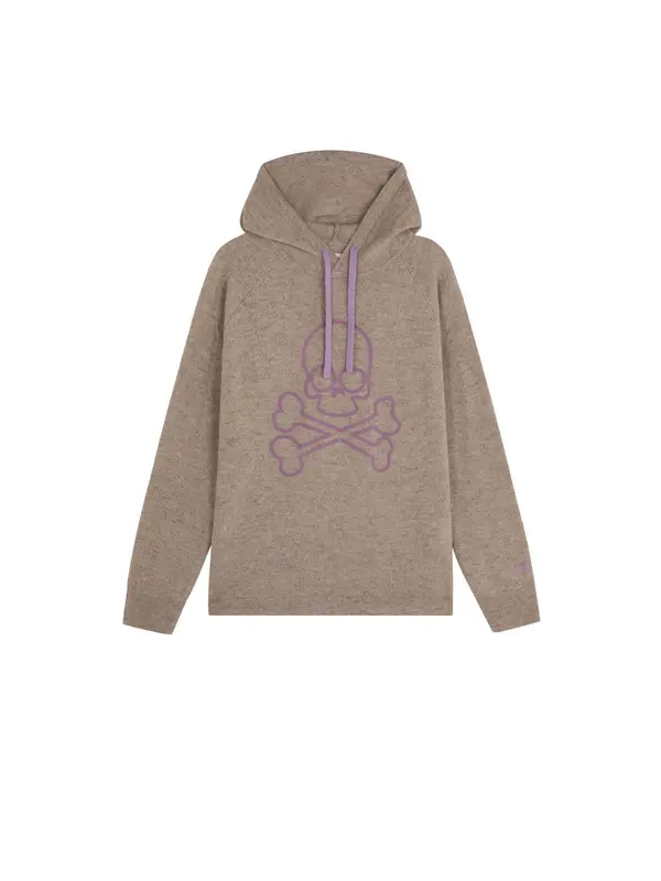Scalpers Scalpers Sweater majica  bež / ljubičasta
