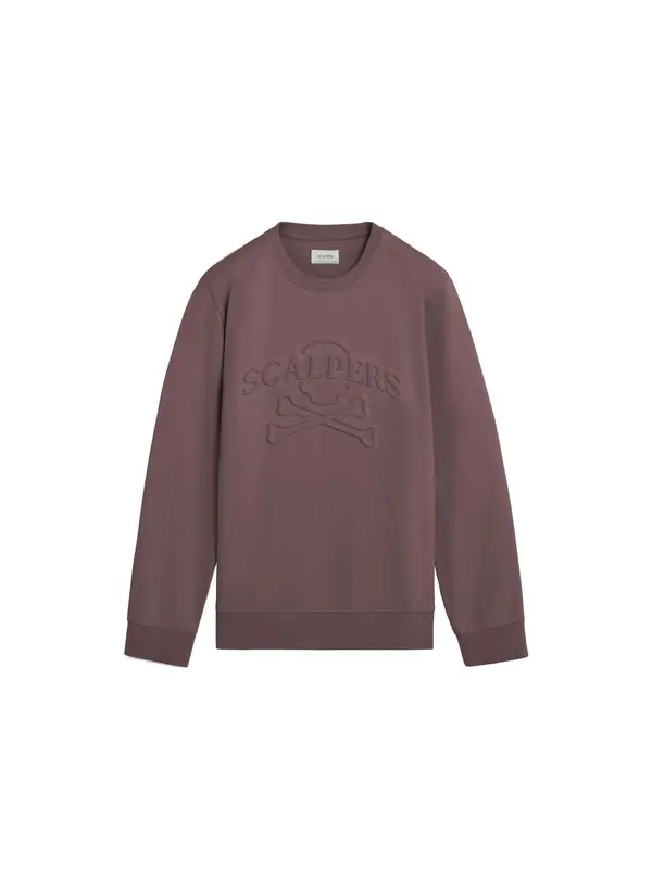 Scalpers Scalpers Sweater majica  burgund
