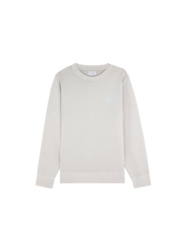 Scalpers Scalpers Sweater majica 'Coffee'  akvamarin / siva