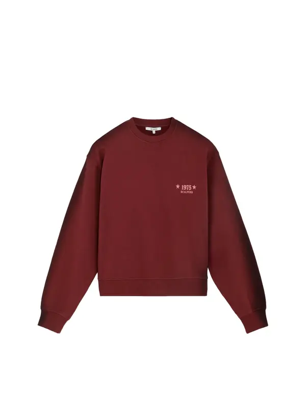 Scalpers Scalpers Sweater majica ' '  crvena / burgund