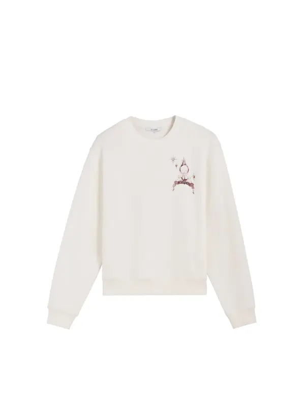 Scalpers Scalpers Sweater majica ' '  ecru/prljavo bijela / bijela