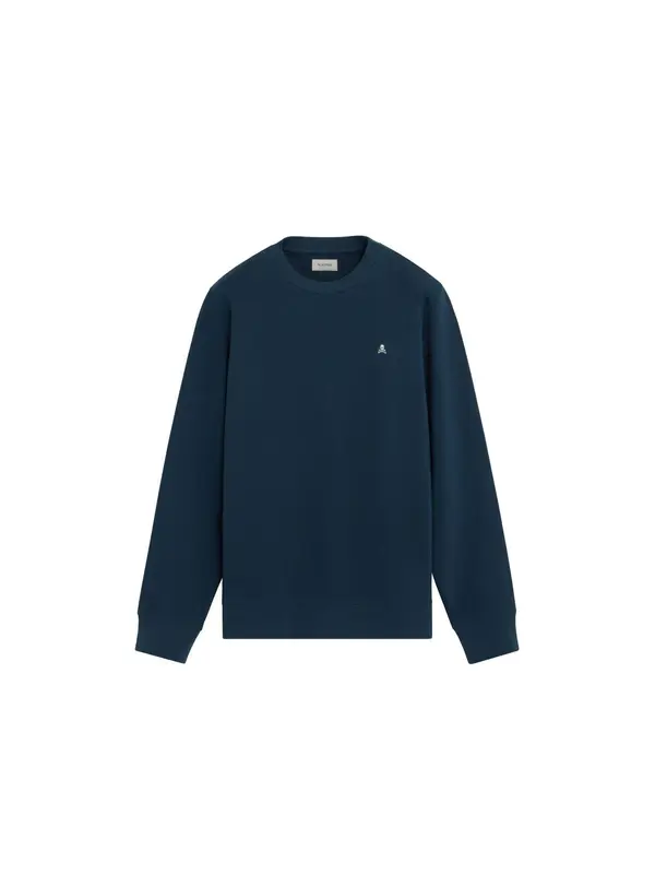 Scalpers Scalpers Sweater majica 'Fade Contrast'  plava / bijela