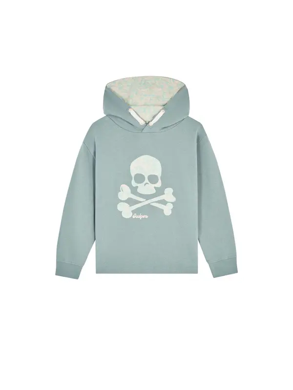Scalpers Scalpers Sweater majica 'Jungle'  menta / bijela