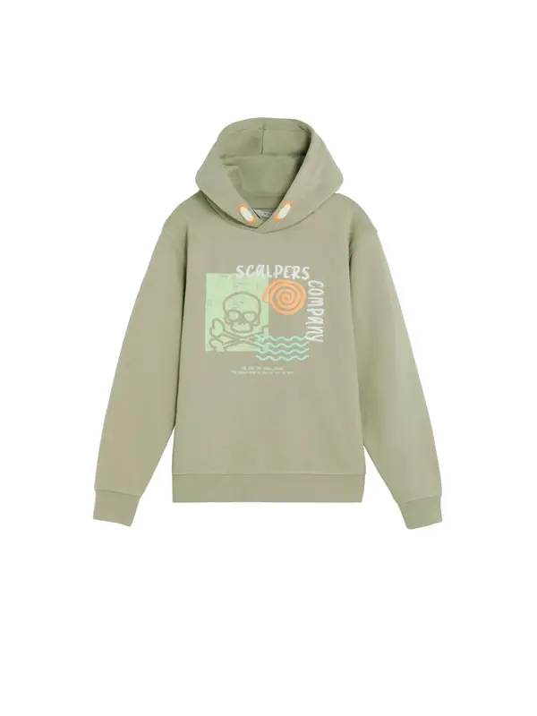 Scalpers Scalpers Sweater majica ' '  kaki