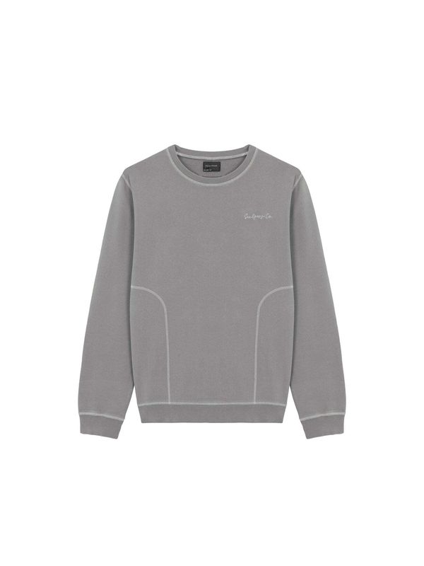 Scalpers Scalpers Sweater majica  kameno siva