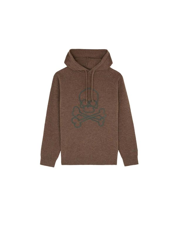 Scalpers Scalpers Sweater majica  moka smeđa / grafit siva