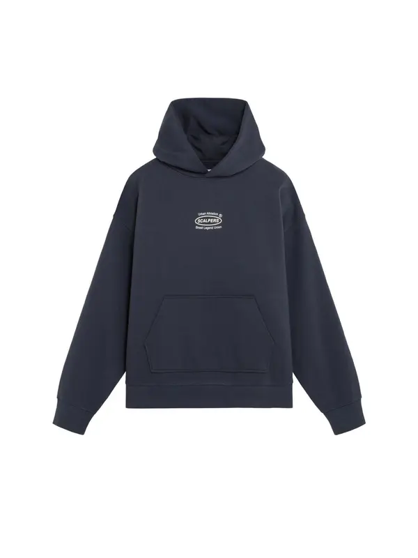 Scalpers Scalpers Sweater majica  mornarsko plava / bijela