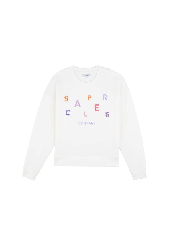 Scalpers Scalpers Sweater majica  plava / ljubičasta / narančasta / prljavo bijela